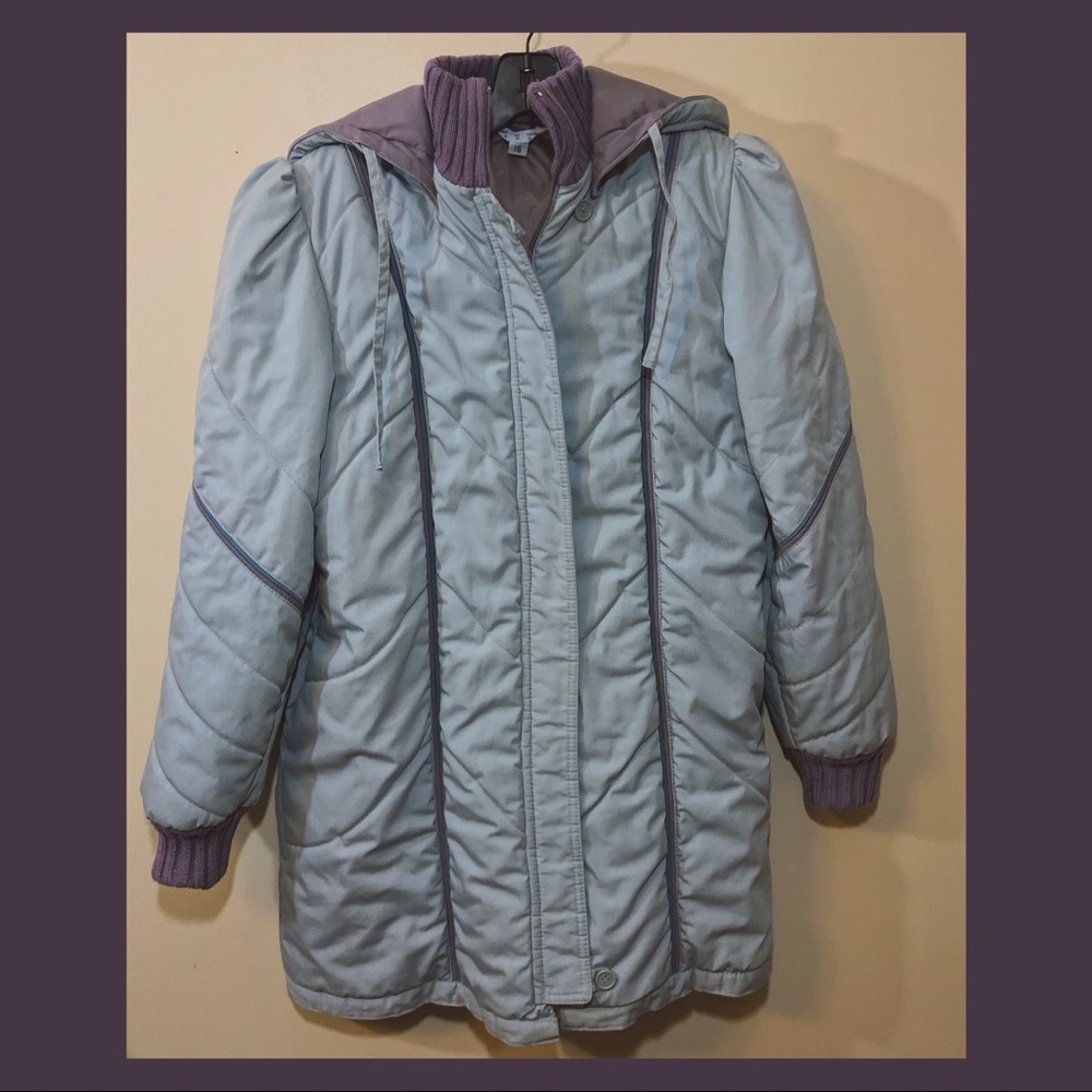 Vintage R.O.C. Knee Length Puffer Coat